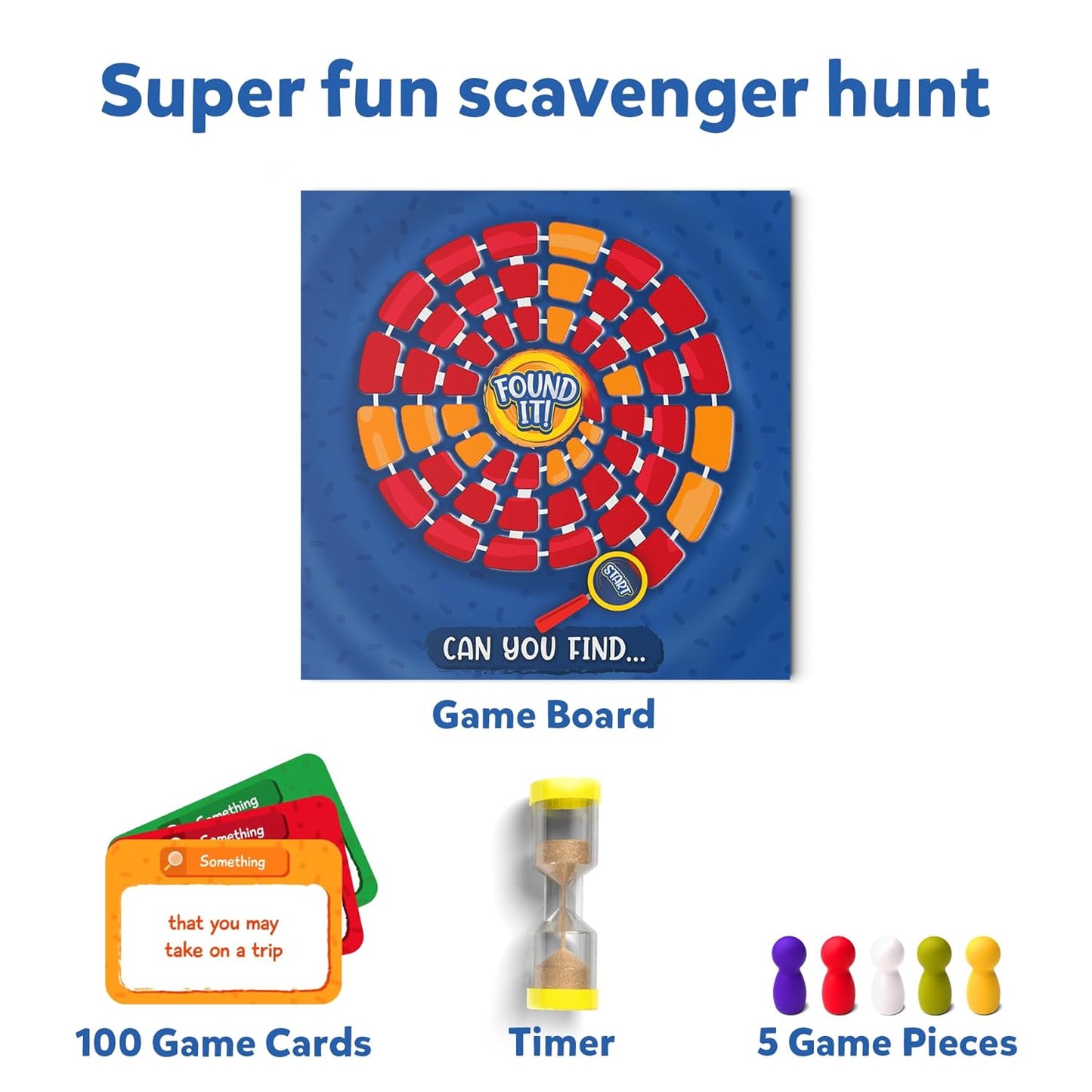 Skillmatics Board & Card Game - Found It, Scavenger Hunt for Kids, Adults, Families, Educational, Fun, Gifts for Ages 6, 7, 8, 9 and Up