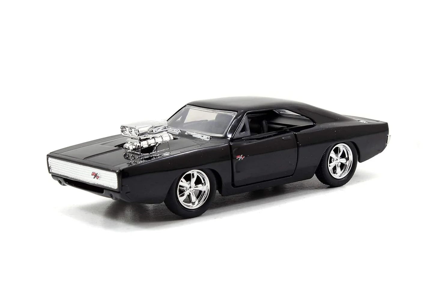 Jada Fast & Furious 1970 Dodge Charger 1:32 Die-Cast Model – Engine Blower Hard Top, Black