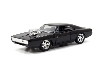 Jada Fast & Furious 1970 Dodge Charger 1:32 Die-Cast Model – Engine Blower Hard Top, Black