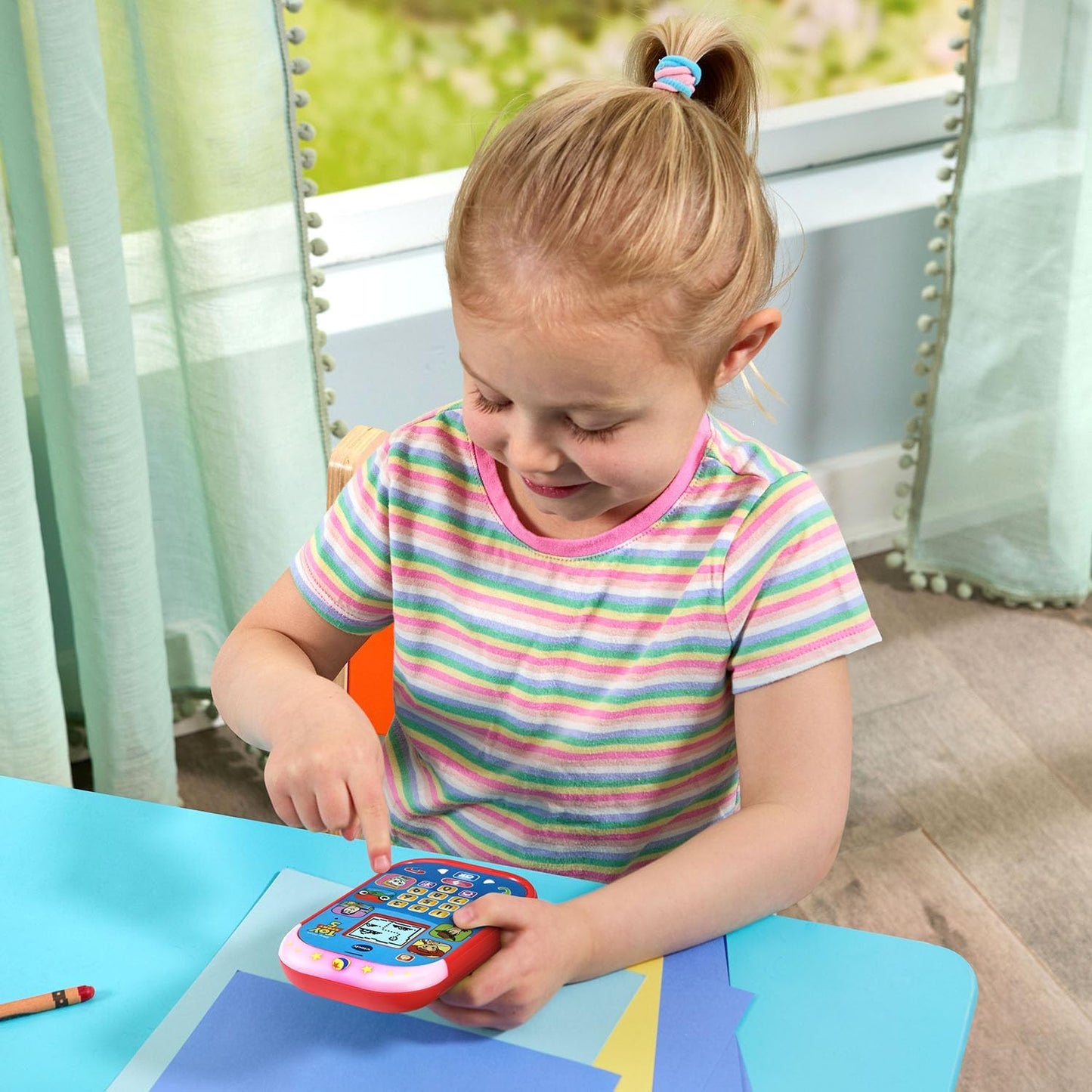 VTech Disney & Pixar Toy Story 5 Learning Phone | Interactive Educational Toy Phone with Lights, Sounds, Games & Character Voices for Kids