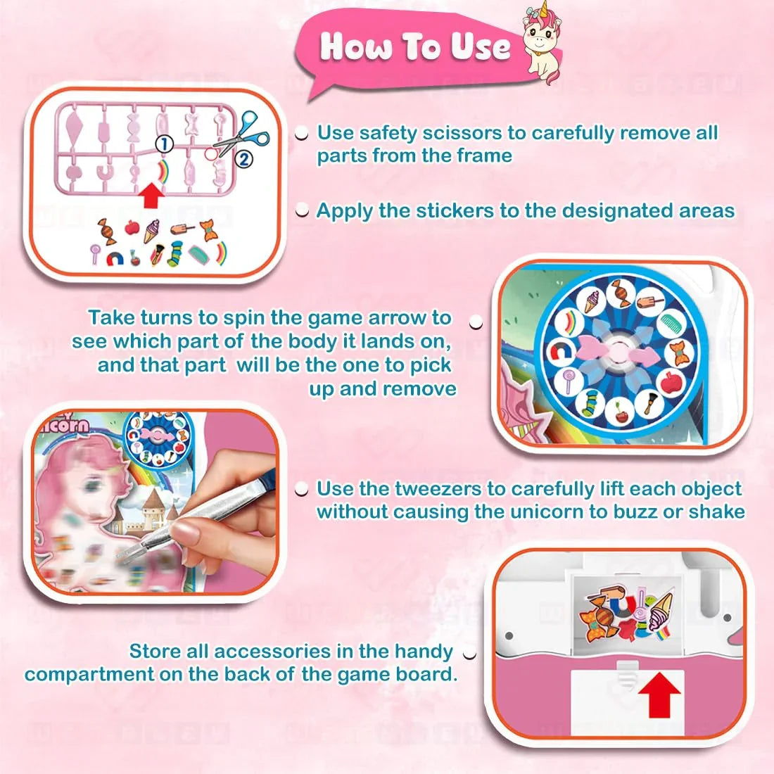 Crazy Unicorn Operation Board Game – Magical Electronic Fun for Kids Ages 4–12 - Jaiman Toys