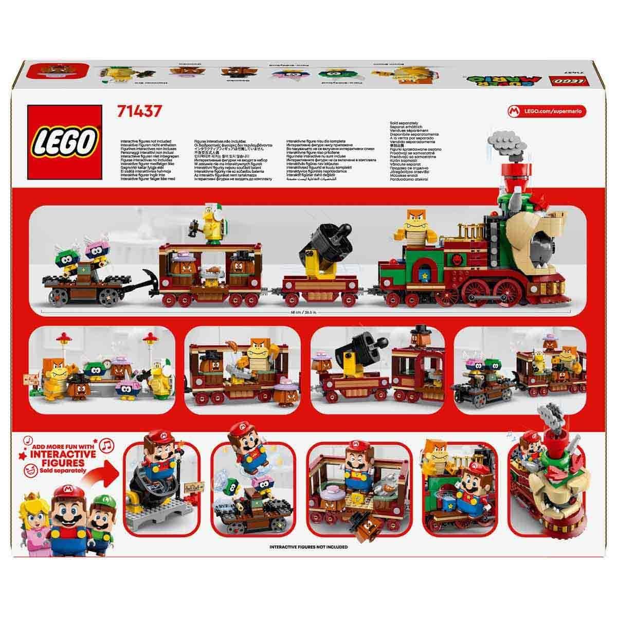 LEGO 71437 Super Mario Bowser Express Adventure Train – Build, Play &amp; Collect with 6 Iconic Nintendo Characters!