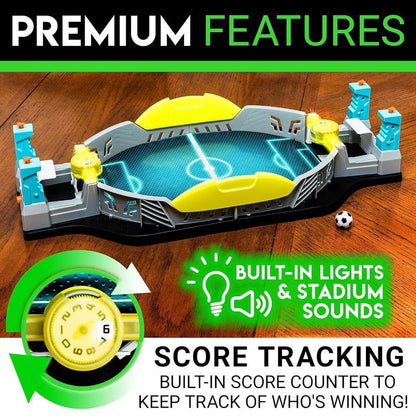 Innov8 Battle Soccer Table Game with Electronic Score Tracker, Sound Effects, 5 years+ - Jaiman Toys