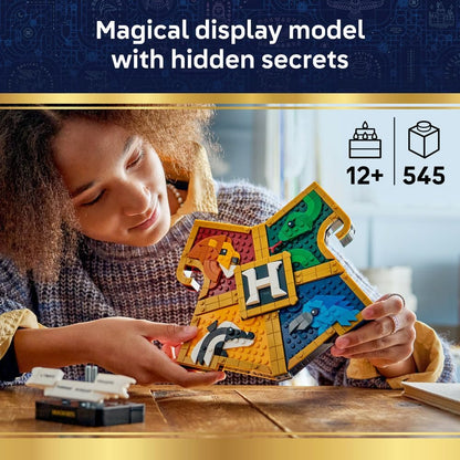 LEGO 76462 Harry Potter Hogwarts House Crest Building Set | 545 Pieces | Collectible Hogwarts Display Model
