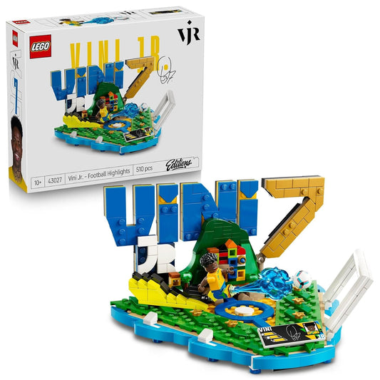 LEGO® Editions Vini Jr. Soccer Highlights 43027 Set, 510 Pieces