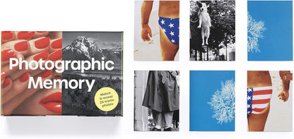 Photographic Memory: Match & Reveal 25 Iconic Photos – Laurence King Game - Jaiman Toys