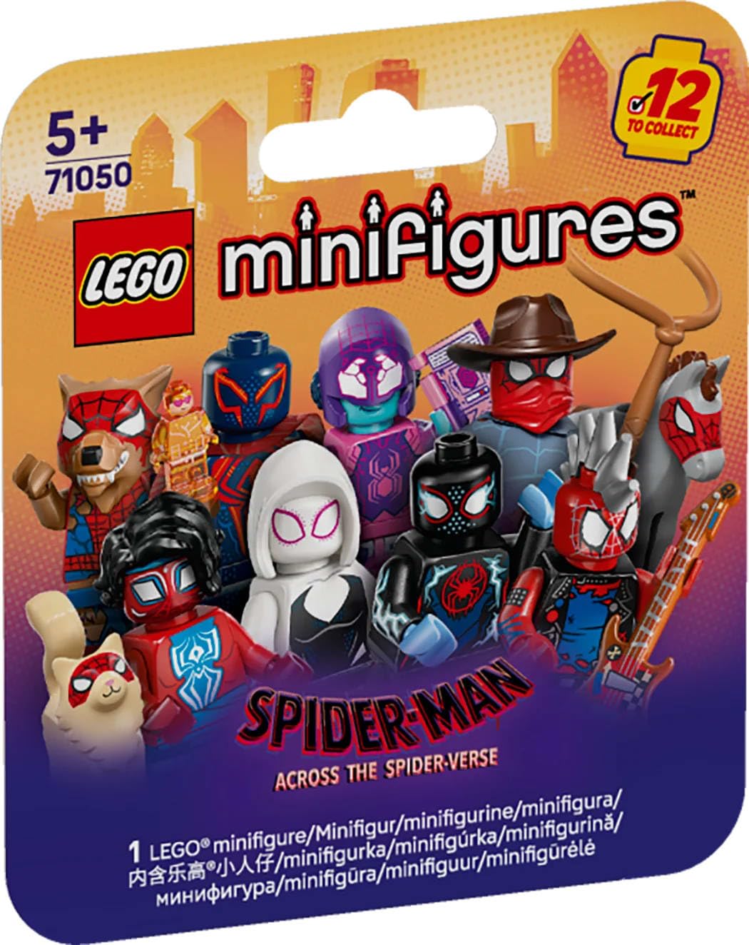 LEGO 71050 Minifigures Spider-Man: Across the Spider-Verse Blind Box - 1 Random