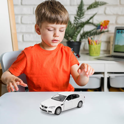 RMZ City 1:32 Scale BMW M5 Die-Cast Model Car – White & Metallic Blue | Collectible Luxury Sports  with Opening Doors 2 Colour Variants