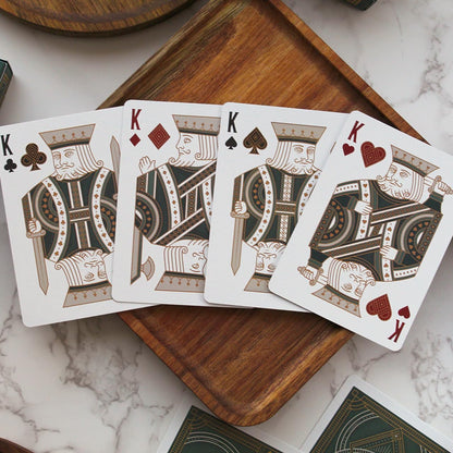 Bicycle Byzantine Playing Cards – Poker Deck with Gold & Silver Foil Tuck Box