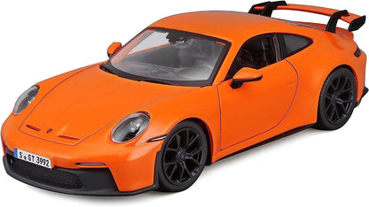 Bburago 1:24 Scale Die‑Cast Model – Porsche 911 GT3 (992) in Metallic Orange – 2021/2022 Edition - Jaiman Toys