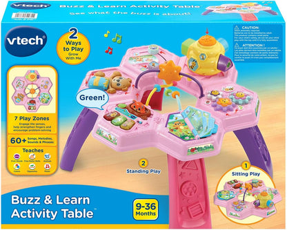 VTech Buzz and Learn Activity Table with Seven Interactive Play Zones