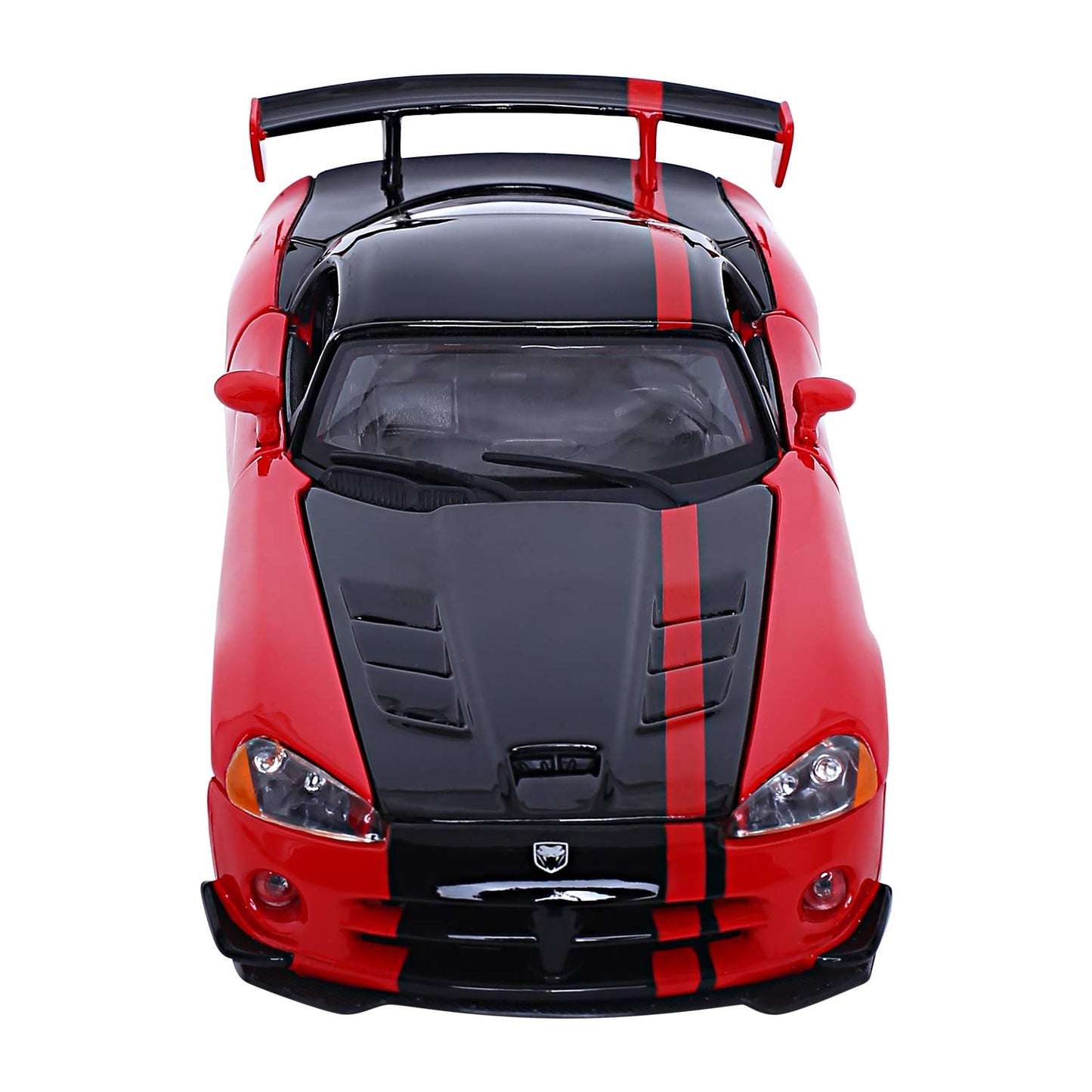 Bburago Die-Cast 1:24 Scale Dodge Viper SRT 10 ACR Car (Red/Black), (18-92114)