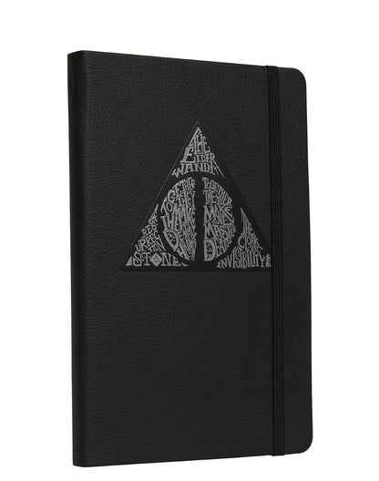 Harry Potter Deathly Hallows Hardcover Journal & Elder Wand Pen Gift Set | Premium Ruled Notebook with Collectible Wand Pen | Wizarding World Stationery