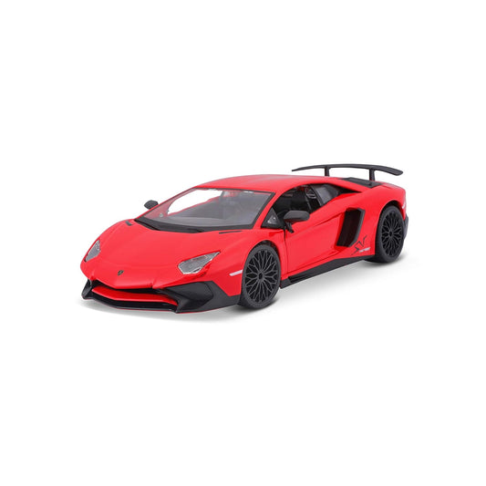 Bburago Die-Cast 1:24 Scale Lamborghini Aventador LP 750-4 SV Car (Red)