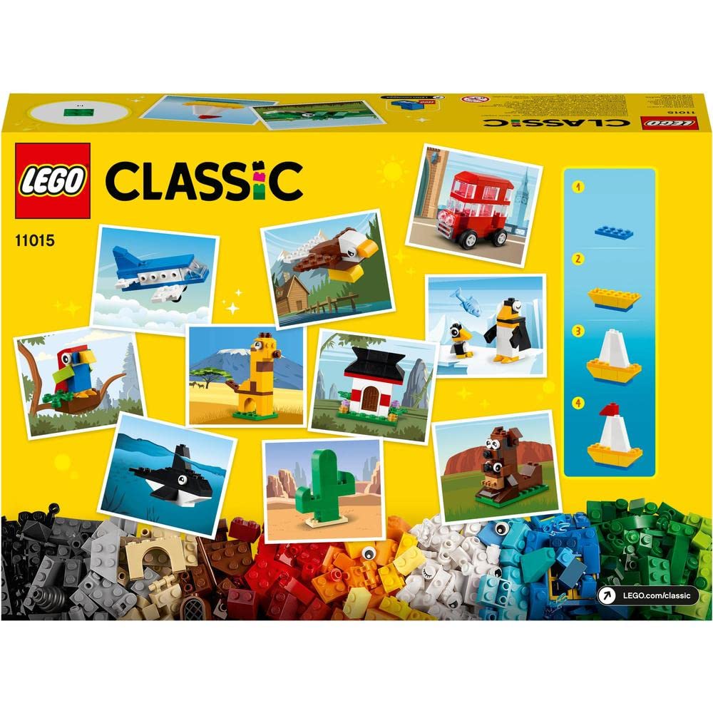 LEGO Classic Around The World 11015 Building Kit; (950 Pieces), Multi Color Age 4+