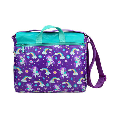 Smily Kiddos Unicorn Fancy Shoulder Bag for Kids – Purple Side Bag with Adjustable Strap