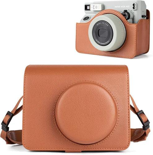 Camera Case for Fujifilm Instax Wide 400 - Stylish and Protective ( Brown ) - Jaiman Toys