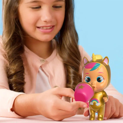 Cry Babies Magic Tears Golden Edition – Surprise Mini Collectible Dolls with Real Tears & Accessories