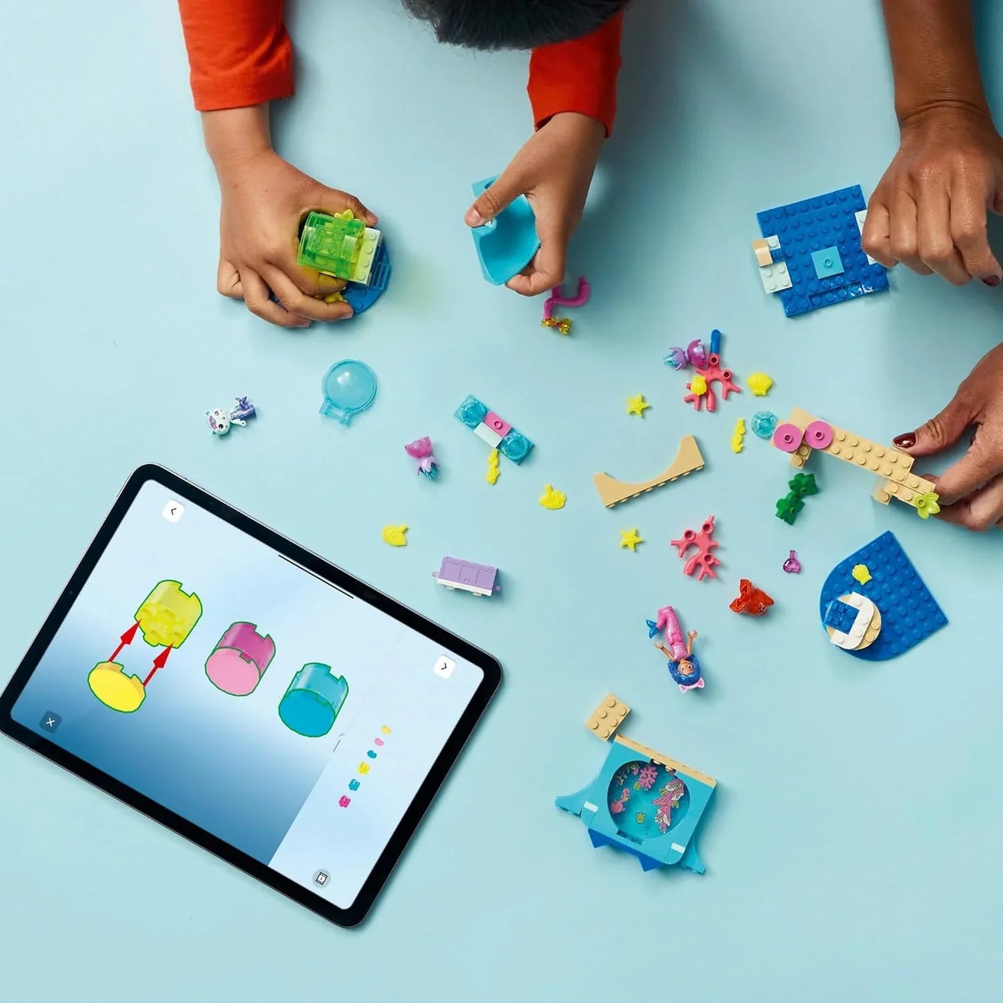 LEGO 11204 Gabby’s Dollhouse Mermaid Gabby’s Aquarium Adventure 11204 Sea Creature Toy with Ocean Life and Animals, Small Toy for Kids - Jaiman Toys