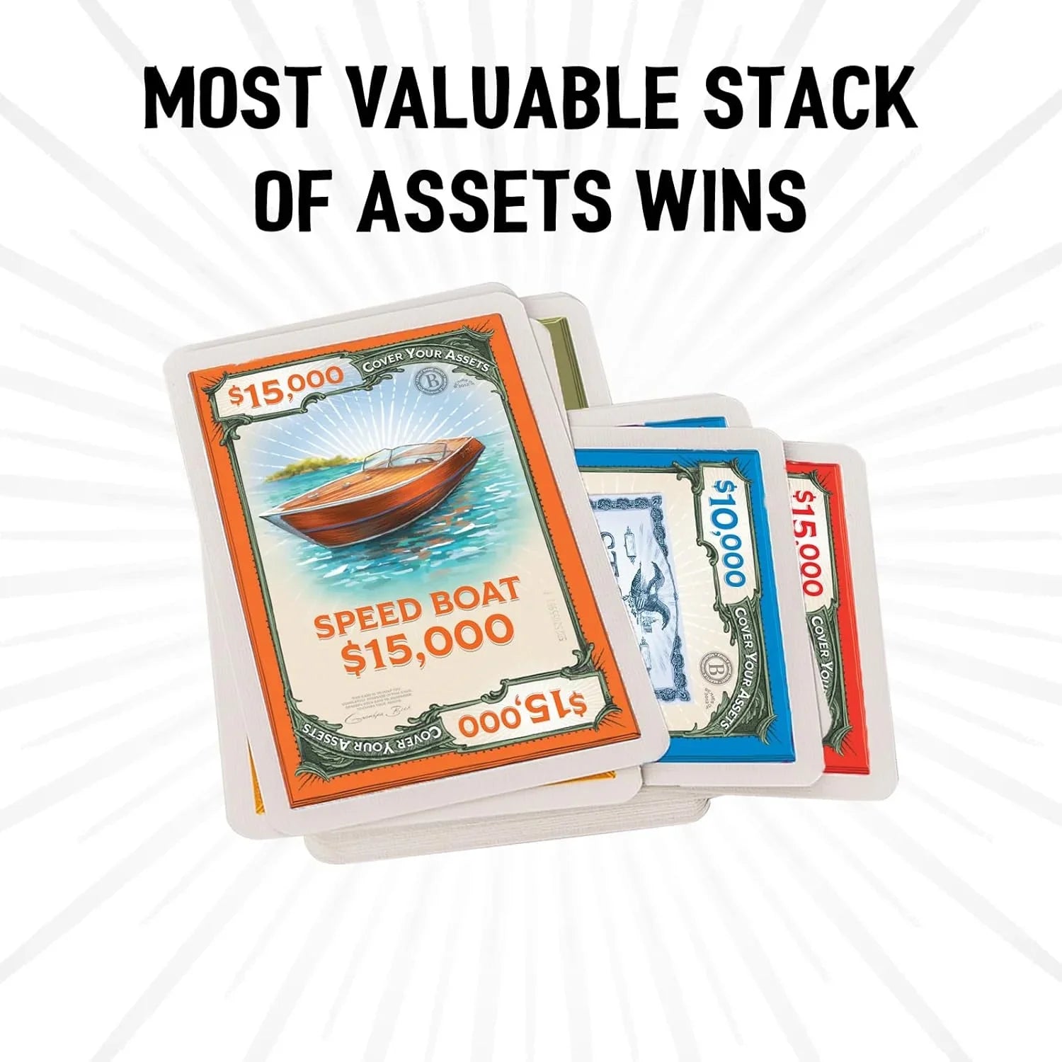 Cover Your Assets Card Game by Grandpa Beck’s – Fun Family & Adult Party Game - Jaiman Toys