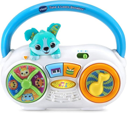 VTech Tune & Learn Boombox Musical Learning Toy for Babies & Toddlers | Interactive Music, Animal Sounds & Early Learning