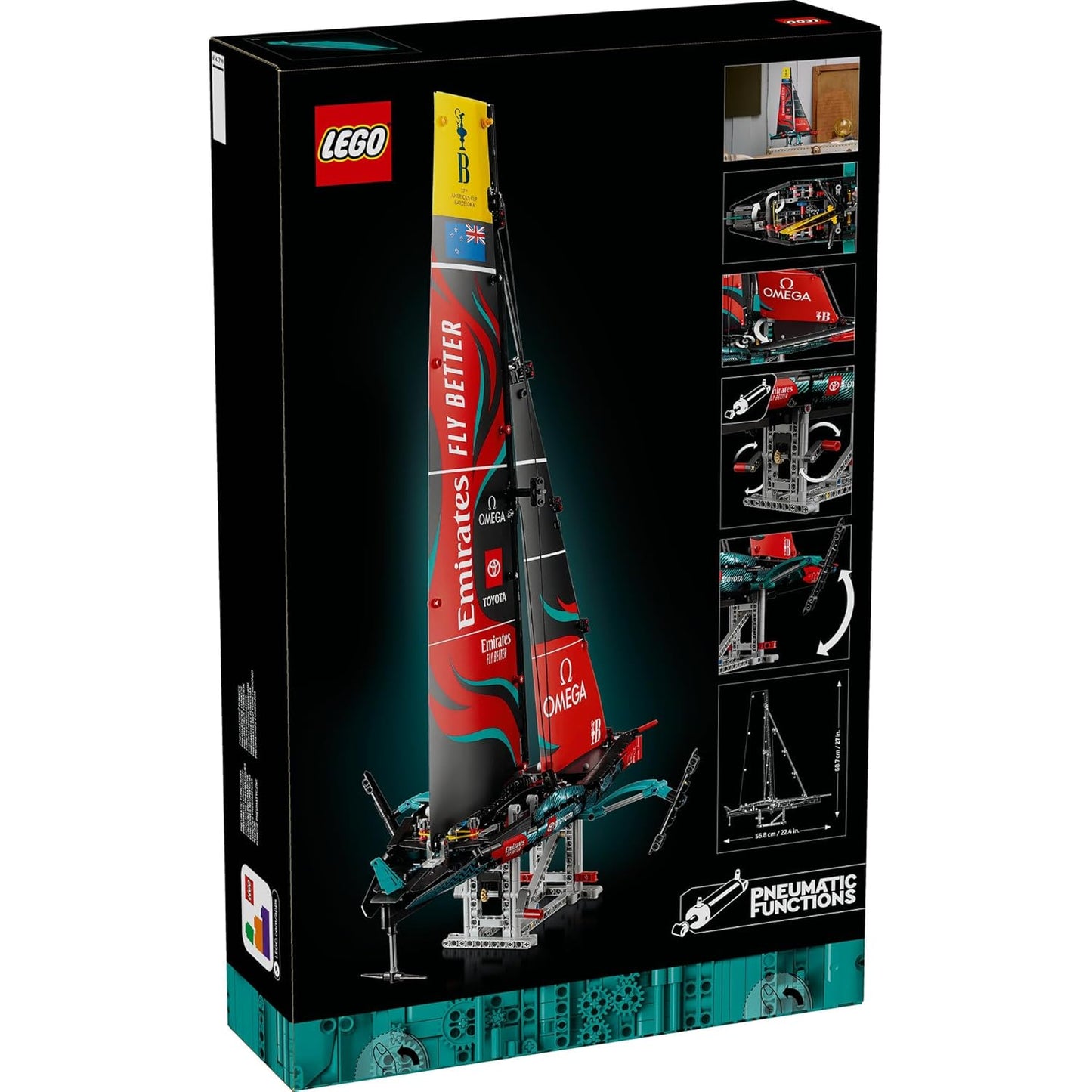 LEGO 42174 Technic Emirates Team New Zealand AC75 Yacht (962 Pieces)