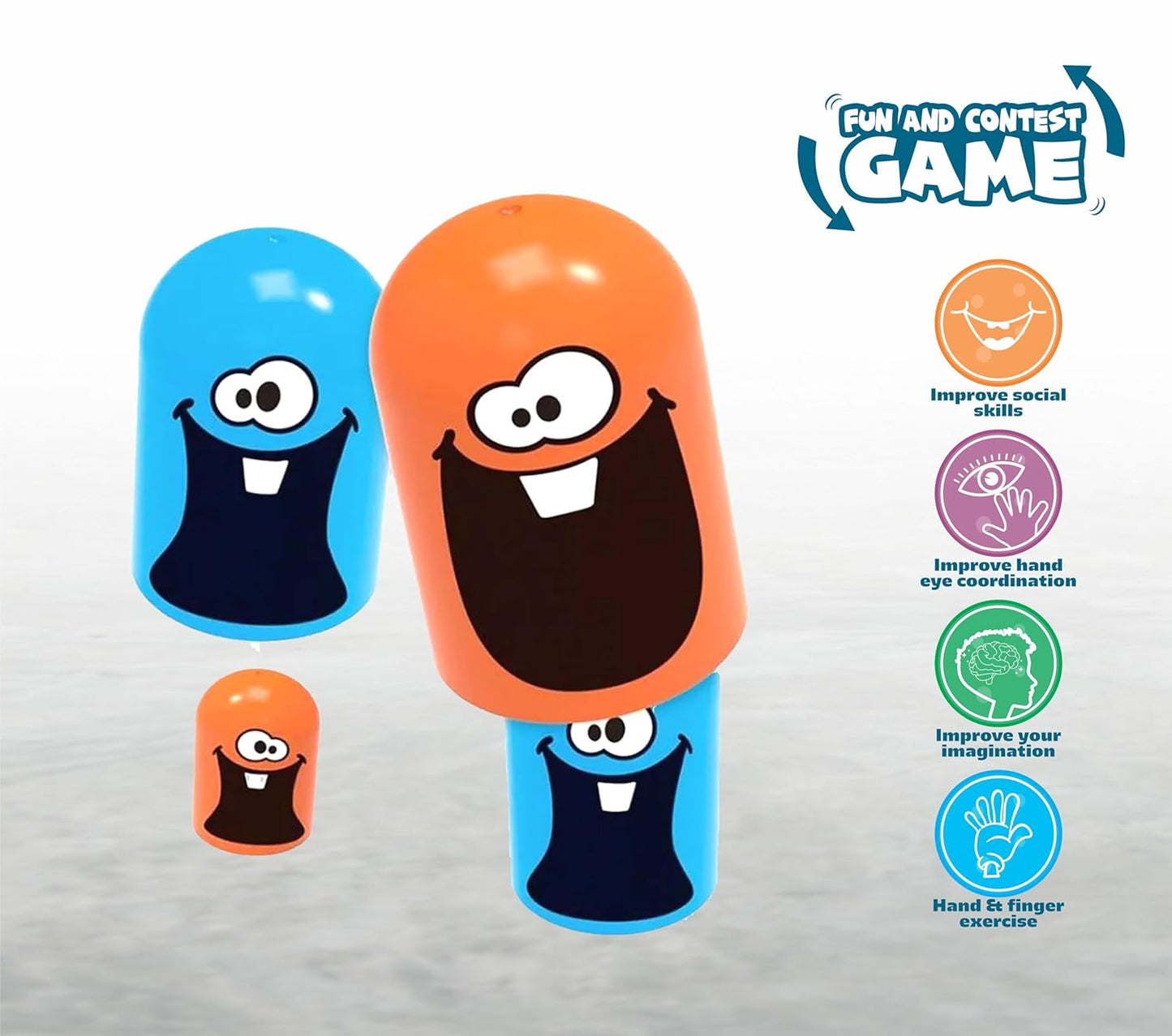 Tic Tac Toe Gobble Board Game | Fun Strategy Game for Kids 3+ | Classic XO Game with Cute Gobbler Pieces