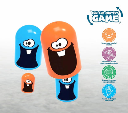 Tic Tac Toe Gobble Board Game | Fun Strategy Game for Kids 3+ | Classic XO Game with Cute Gobbler Pieces