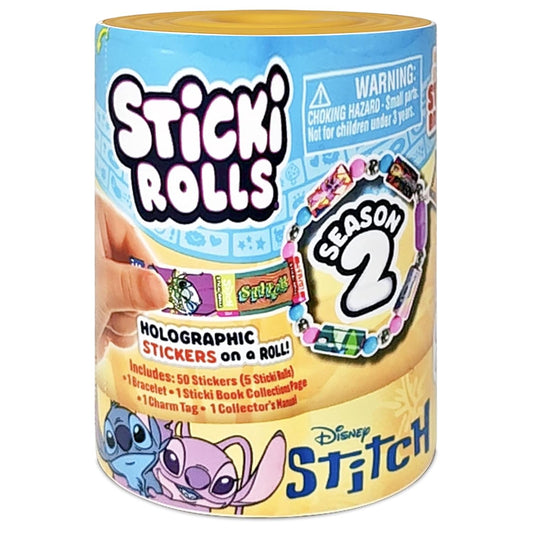 STICKI Rolls Stitch Sticki Capsule Season 2 – Sticker Bracelet Kit | Wearable & Shareable, 50 Holographic Stitch Stickers, Mystery Bracelet, DIY...