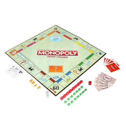MONOPOLY India Edition Game, Board Game & Puzzles for Families and Friends, Toys for Kids, Boys and Girls Ages 8 and Up, Fantasy Gameplay, Strategy Board Game - Jaiman Toys