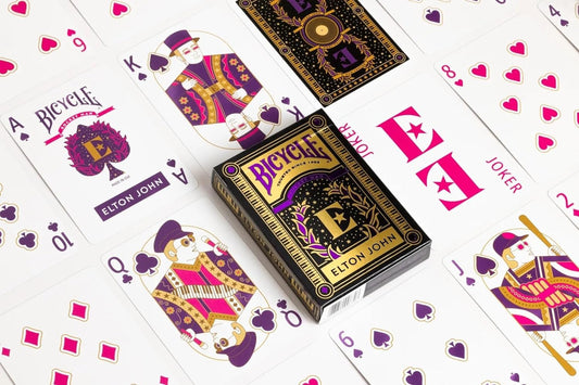 Bicycle Elton John Playing Cards – Collectible Deck with Holographic Foil Tuck Box