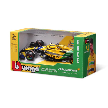 BBURAGO McLaren F1 MCL38 – Oscar Piastri Diecast Model | 1:43 Scale Collectible Car - Jaiman Toys