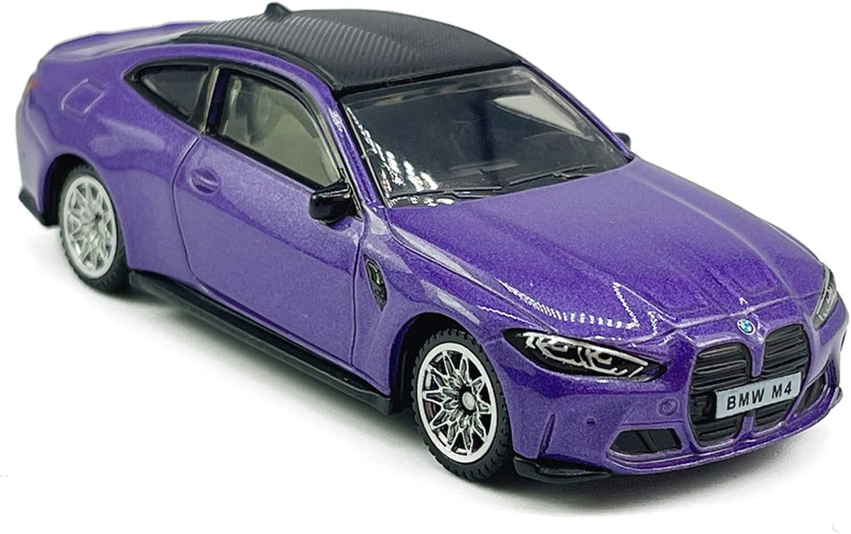 CCA 1:64 BMW M4 S07-01 Purple Die-Cast Model Car | Premium Sports Coupe Miniature Collectible