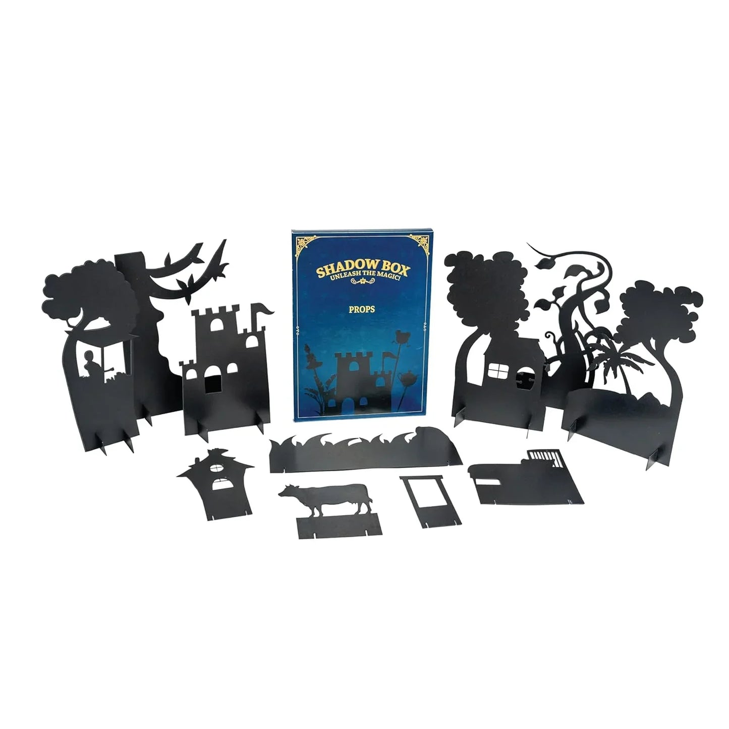 iO Tales Magical Shadow Puppetry Theater – 6 Fairy Tales, 30+ Puppets, Narration & Music (Ages 3–8) - Jaiman Toys