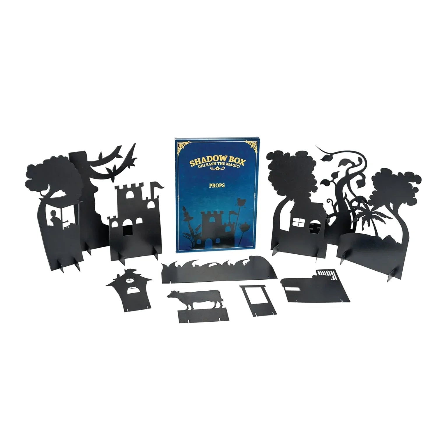 iO Tales Magical Shadow Puppetry Theater – 6 Fairy Tales, 30+ Puppets, Narration & Music (Ages 3–8) - Jaiman Toys