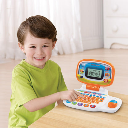 VTech Tote & Go Laptop Orange | Interactive Educational Learning Laptop for Kids | ABCs, Numbers, Games & Music | Ages 3+