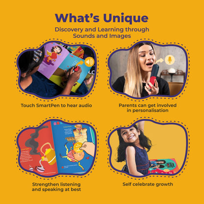 goDiscover Interactive Smart Books with Talking Pen | 9-Book Educational Learning Set for Toddlers