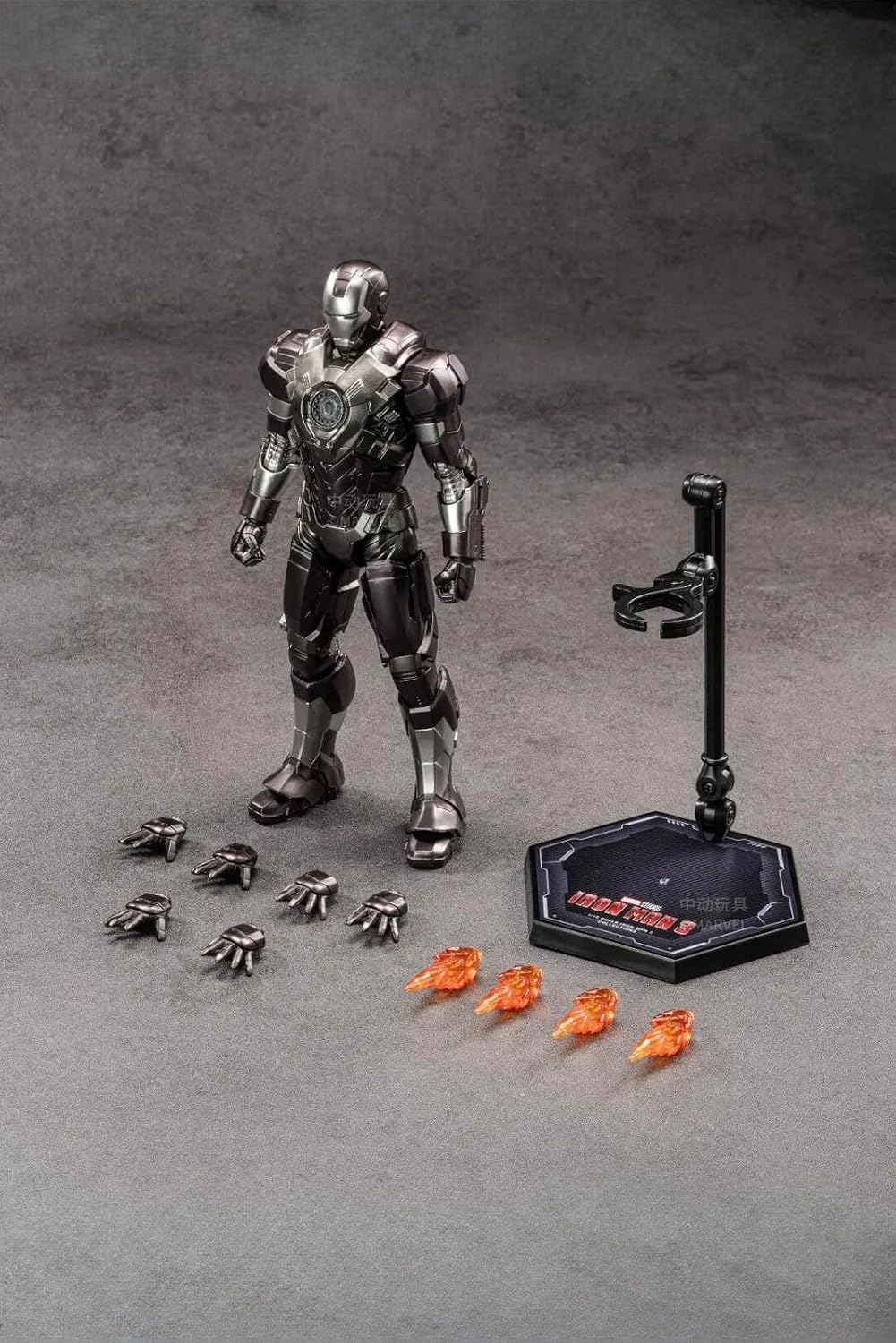 ZD Toys 1:10 Scale Iron Man Mark XVIII 18 (Casanova) Action Figure | Marvel Studios Iron Man 3| 7 Inch Collectible with Premium Articulation