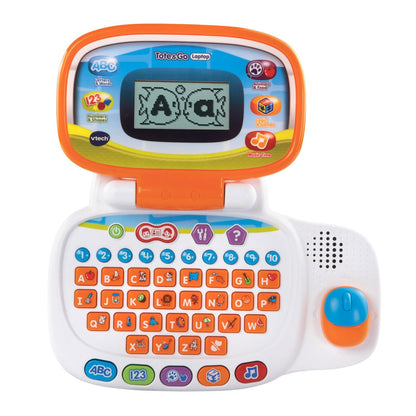 VTech Tote & Go Laptop Orange | Interactive Educational Learning Laptop for Kids | ABCs, Numbers, Games & Music | Ages 3+
