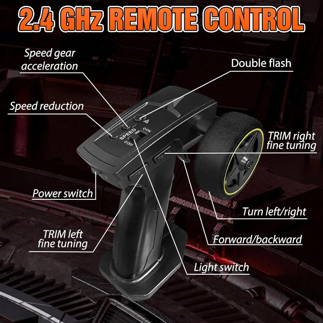 Chassis Model 1:43 RC Drift Race Car 4WD Ready to Go Mini Car Toy With Gyro