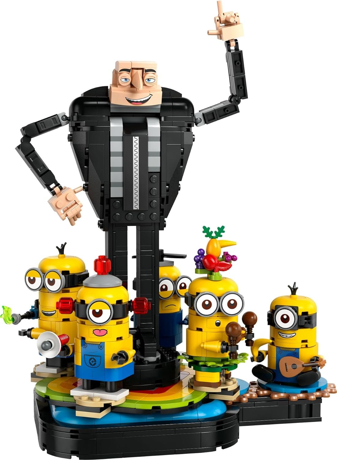 LEGO 75582 Despicable Me Gru und die Minions aus LEGO Steinen