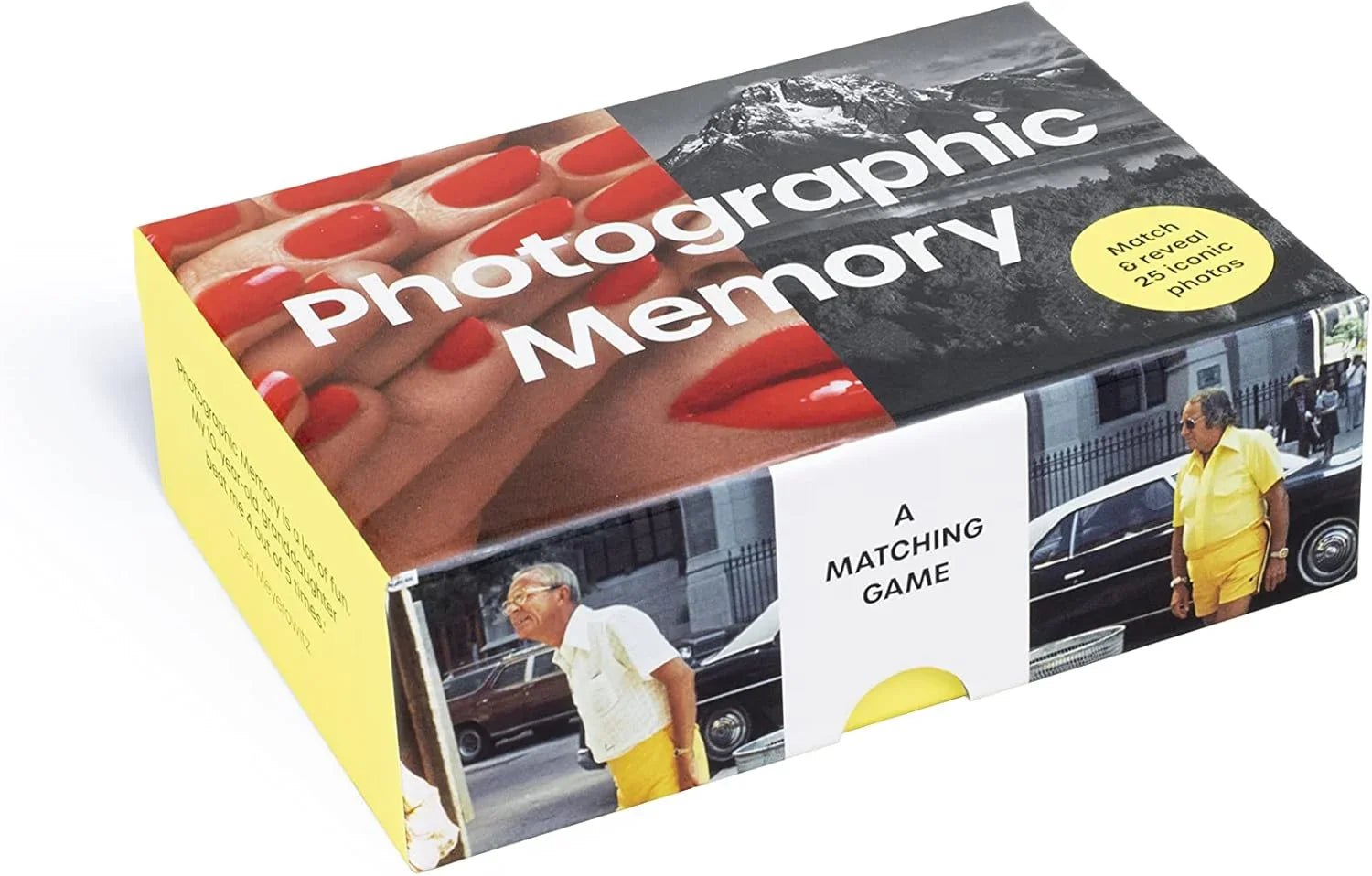 Photographic Memory: Match & Reveal 25 Iconic Photos – Laurence King Game - Jaiman Toys