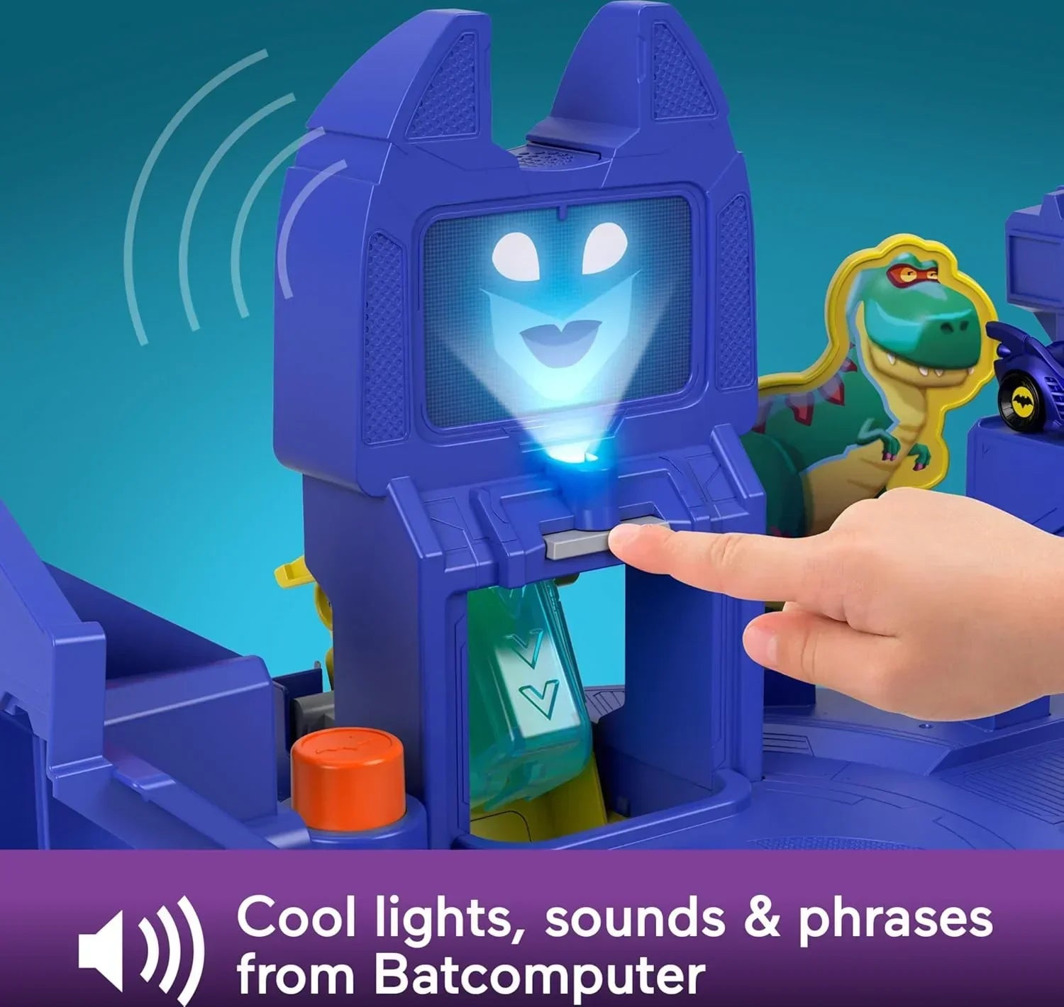 Fisher-Price DC Batwheels Toy Car Race Track' Launch & Race Batcave with Lights & Sounds - Jaiman Toys