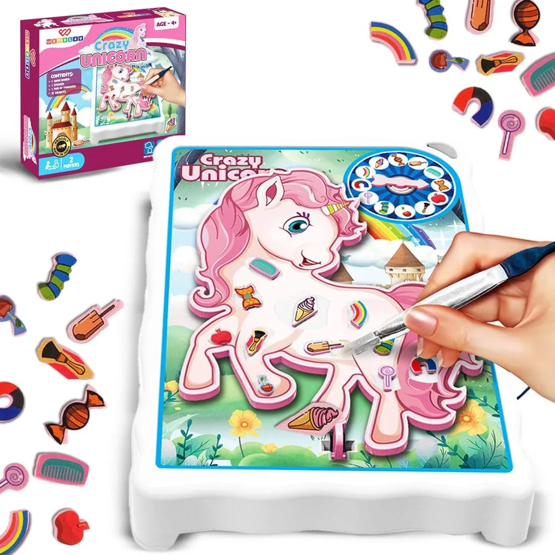 Crazy Unicorn Operation Board Game – Magical Electronic Fun for Kids Ages 4–12 - Jaiman Toys