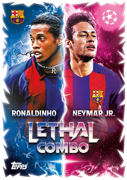 Topps UEFA Champions League Match Attax 2025-26 Trading and Collectible Card Game (Mega Pack Gladiators - Warriors)