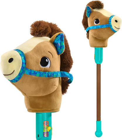 VTech Gallop & Giggle Horse Stick Pony with Motion Sensor | Interactive Musical Hobby Horse with Lights, Sounds & Learning Modes | Plush Riding Horse Toy for Kids