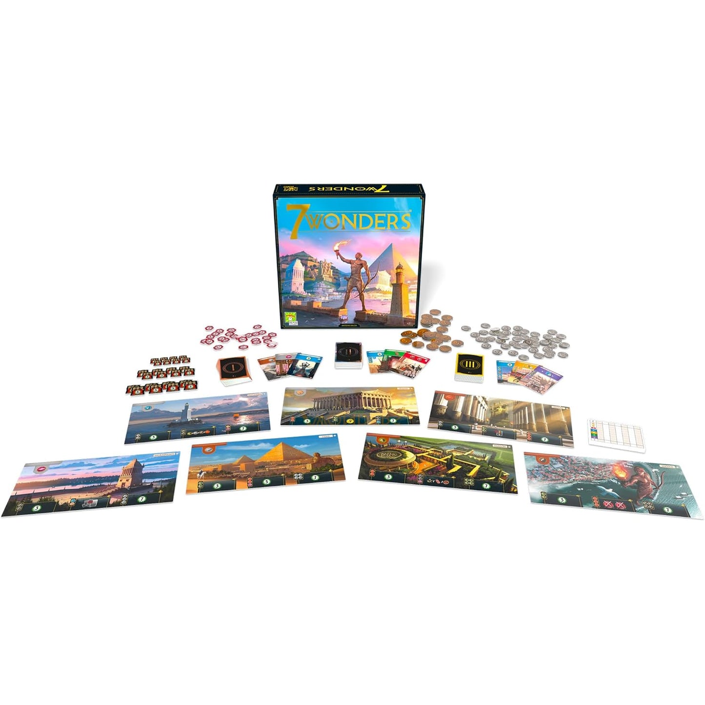 7 Wonders Board Game (3-7 Players ) - Age 10+