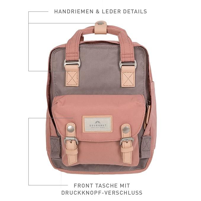 Doughnut Macaroon Mini Backpack – Women's Compact Everyday Bag (7 L) - Jaiman Toys