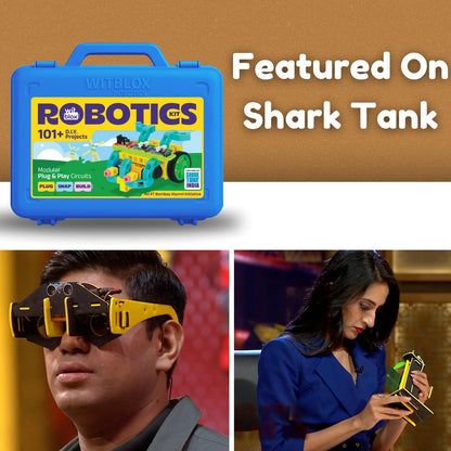 Witblox Electronics & Robotics Kit | STEM Educational Toy for Kids 8+ | 142 WitBricks & 101+ Builds