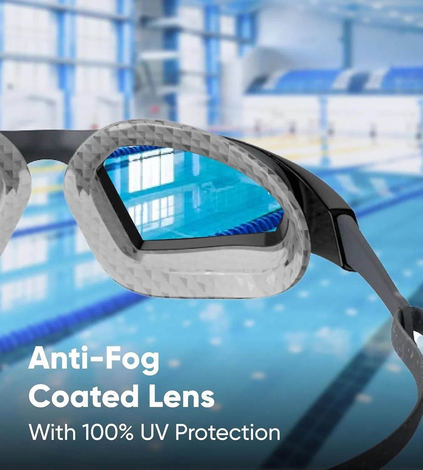 Speedo Unisex Adult Aquapulse Pro Mirror-Lens Swim Goggles - Anti-Fog, UV Protection